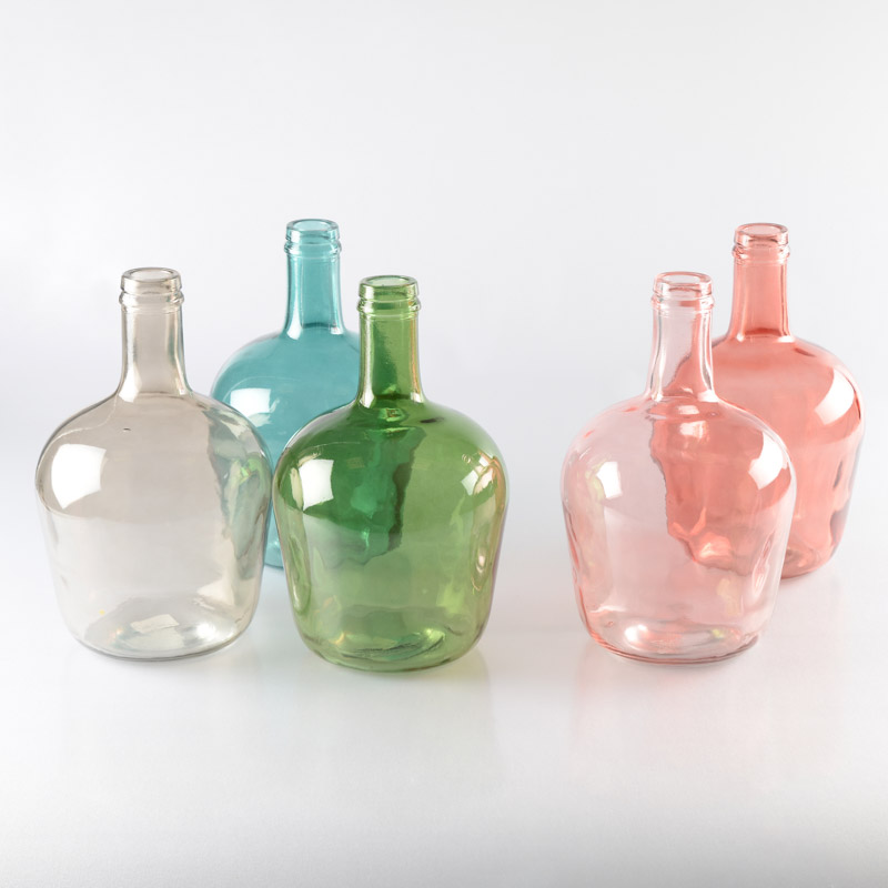 Vase 'Dame Jeanne' vert 4L vert en verre L'Incroyable